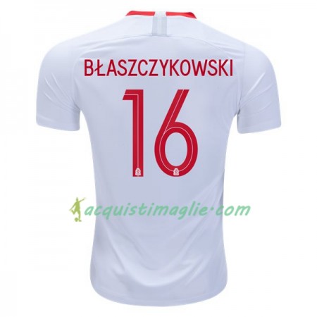 Divisa di Calcio Polonia Blaszczykowski 16 Prima Mondiali 2018